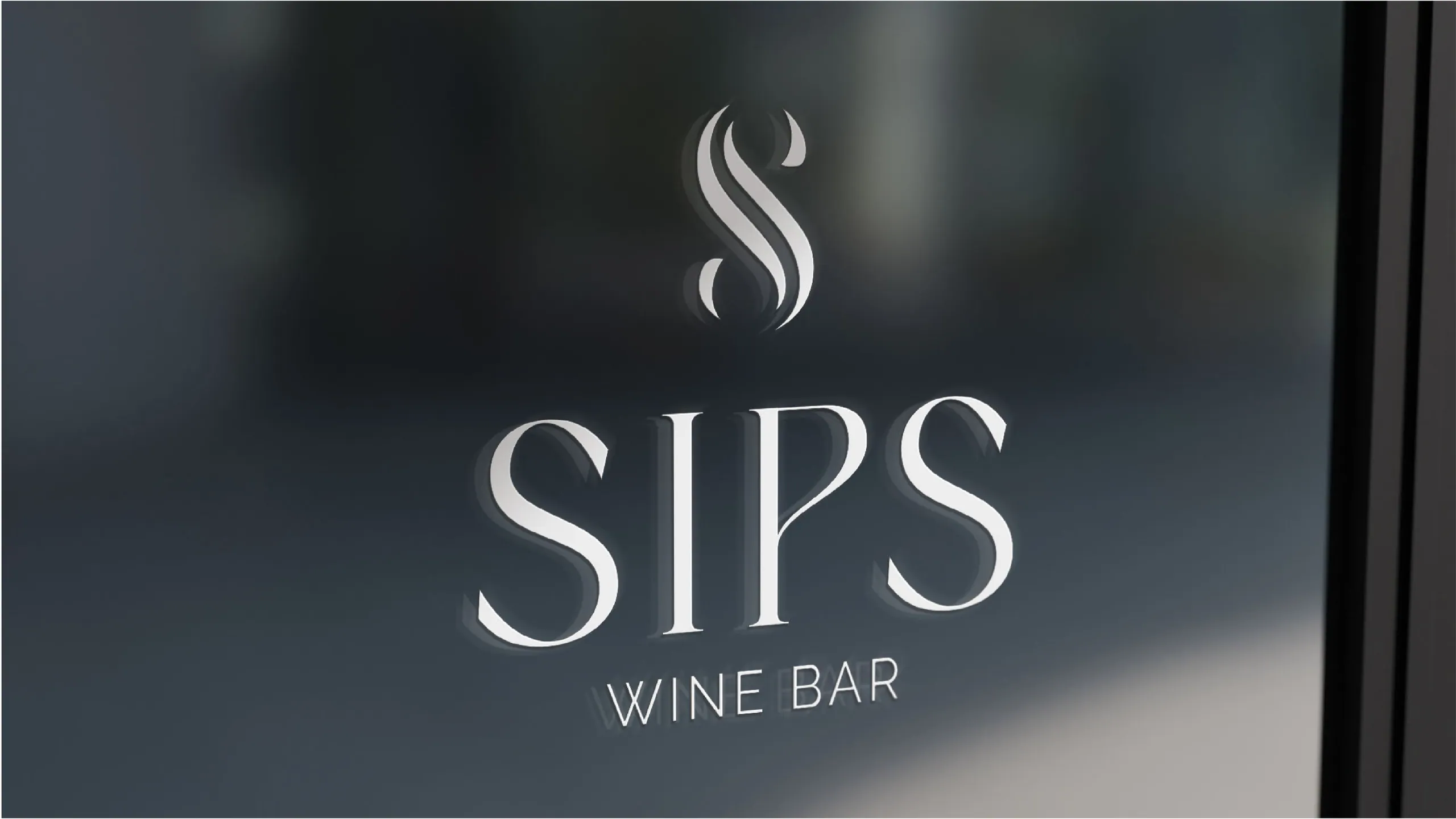 SIPS Wine Bar brand identity